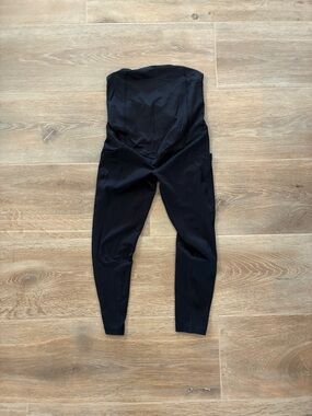 Isabel Maternity Over The Bump crop leggings - black XS